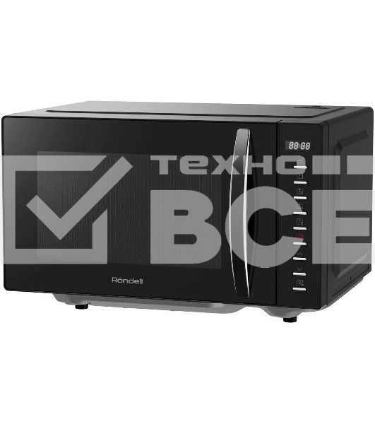 Микроволновая печь Rondell RDE-MW204 черный, 20 л, 700 Вт, переключатели - кнопки