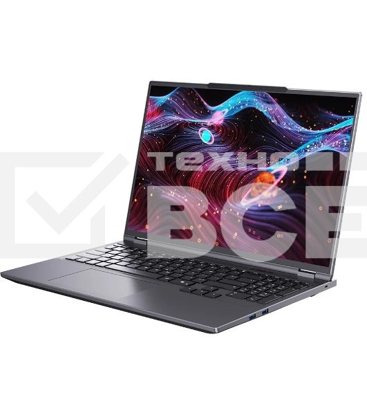 Ноутбук CHUWI GameBook 16'(2560x1600 IPS (300Hz) )/AMD Ryzen 9 7845HX(3Ghz)/32768Mb/1024SSDGb/noDVD/Ext:NVIDIA GeForce RTX 5060(8192Mb)/Cam/BT/WiFi/80WHr/war 1y/2.3kg/Grey/Win11PRO + мышь