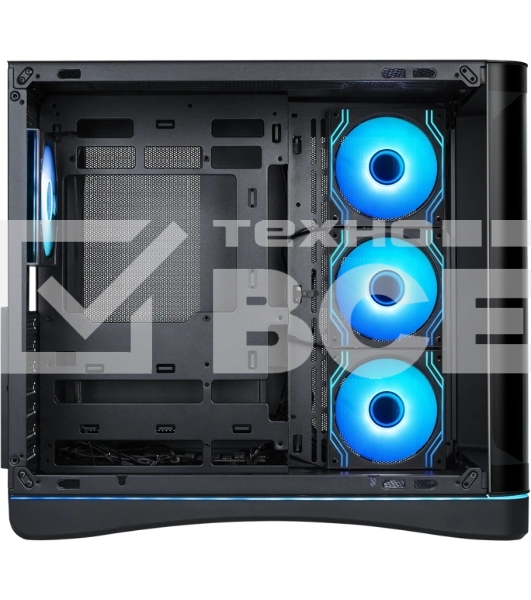 Корпус SAMA V62S, Midi-Tower, чёрный, 4 x 120 мм