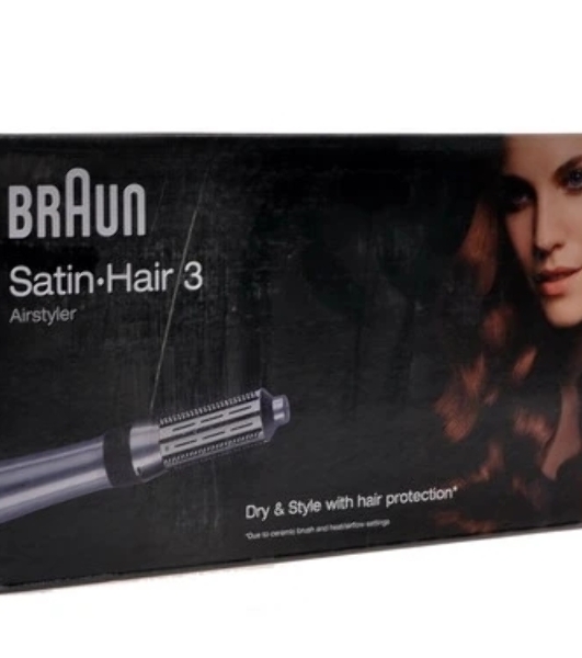 Фен-щетка Braun AS-330 64485731 серебристый/черный, 400 Вт, 18/36 мм