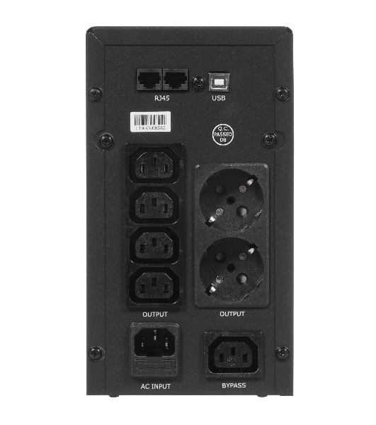 Источник бесперебойного питания Crown CMU-SP2000COMBO USB/2000 ВА/1200 Вт/9 x IEC 320 C13 (компьютерная)