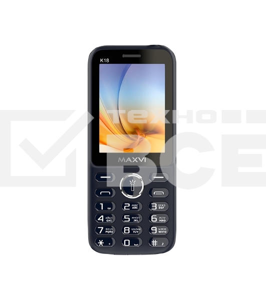 Мобильный телефон Maxvi K18 синий