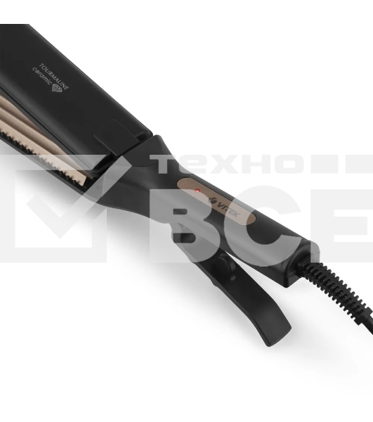 Щипцы Vitek VT-8407 45Вт черный макс.темп.:225С покрытие:турмалиновое
