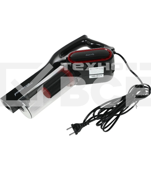 Пылесос вертикальный Deerma DX700 Pro черный, питание от сети, 210 Вт, уборка сухая, пылесборник 0.8 л