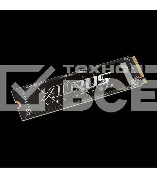 Накопитель SSD Gigabyte AORUS Gen5 14000 AG514K1TB, 1Tb M.2 2280 PCI-Express 5.0x4, NVMe 2.0, 3D TLC NAND, Phison PS5026-E26, TBW 700