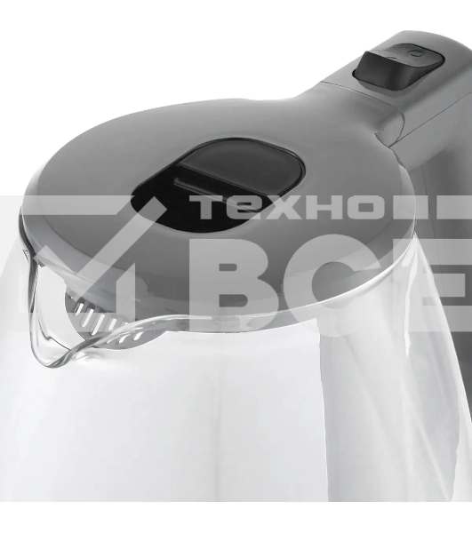 Чайник Centek CT-0014 серый, 2200 Вт, 1.8 л