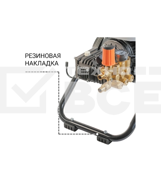 Мойка высокого давления Bort KEX-3200 2800 Вт, максимальное давление 90 бар, рабочее давление 70 бар, 20 л/мин, 47 кг, набор аксессуаров 10 шт