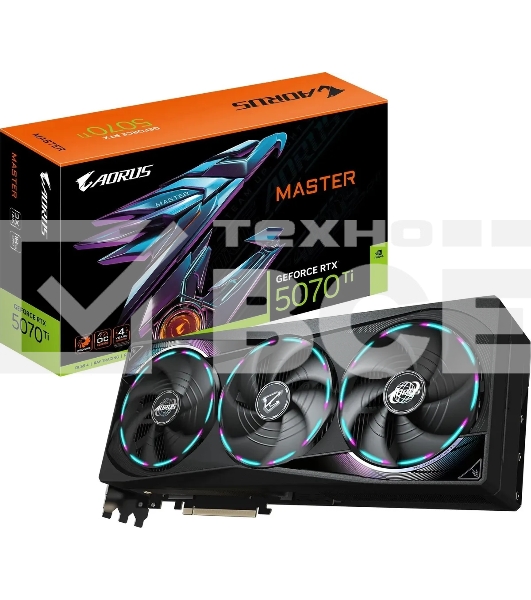Видеокарта Gigabyte GV-N507TAORUS M-16GD 1.0 NV RTX5070TI 16Gb 256bit GDDR7 2670/28000/HDMI