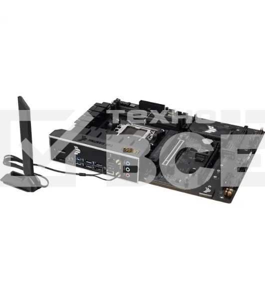 Материнская плата ASUS TUF GAMING B650E-PLUS WIFI, AM5, AMD B650, 4xDDR5, 4xSATA, 3xM.2, 1xPCIe 5.0 x16, 1xPCIe 4.0 x4, 2xPCIe 4.0 x1, 1xDisplayPort, 1xHDMI, 1x2.5Gb LAN, Wi-Fi 6E, Bluetooth 5.3, 1xUSB-C 20Gbps, 3xUSB-A 10Gbps, 6xUSB-A 2.0, 5x3.5 мм, 7.1,