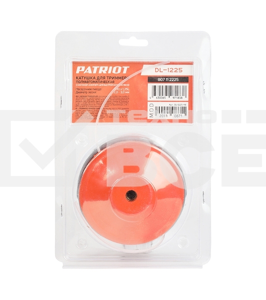 Катушка PATRIOT DL-1225 comfort
