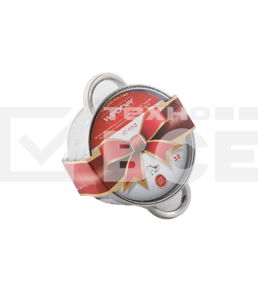 Кастрюля WEBBER BE-111/2 3 л, 18 см, нержавеющая сталь, с крышкой