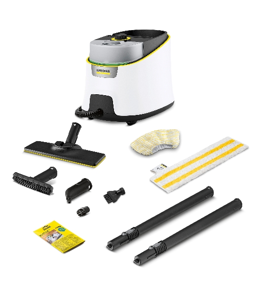 Пароочиститель напольный Karcher EasyFix SC 4 Deluxe 2200Вт белый