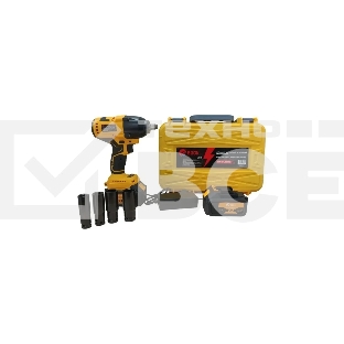 Гайковерт аккумуляторный ударный EDON AAW-21/600BL черный/желтый 25090