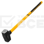 Кувалда Denzel 4000 г, кованая, фибергласовая рукоятка c TPR покрытием, 880 мм, фото 1