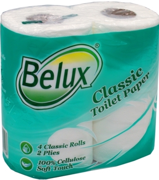 Туалетная бумага АРТПЛАСТ (СГТ07989) 2 сл х 4 рул - BELUX CLASSIC - Россия