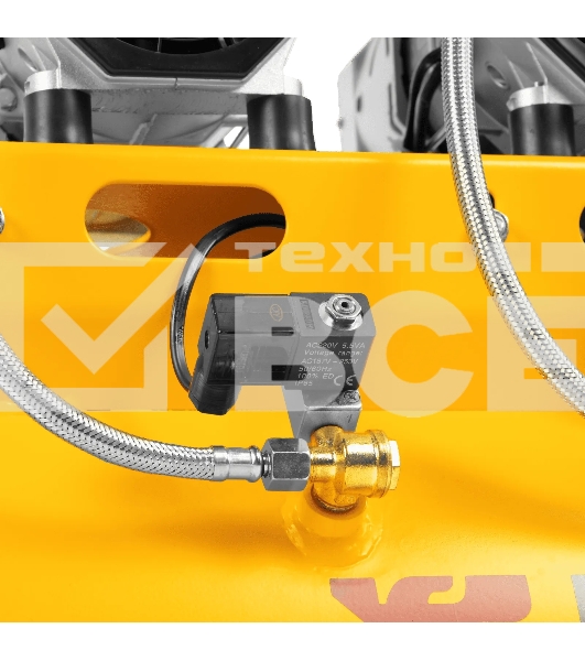 Компрессор безмаслянный малошумный Denzel DLS 1800/100,1800 Вт, 3х600, 100 л, 345 л/мин