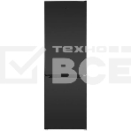 Холодильник Maunfeld MFF185SFSB черный мат. двухкамерный 211/104л морозилка снизу, фото 1