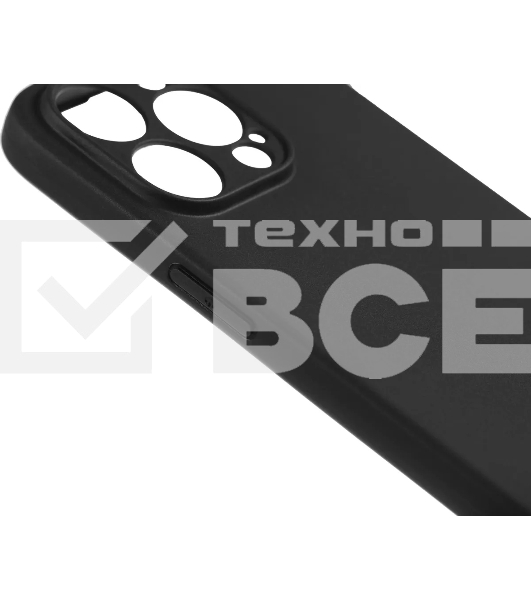 Чехол (клип-кейс) BoraSCO для Apple iPhone 15 Pro Max черный (72415)