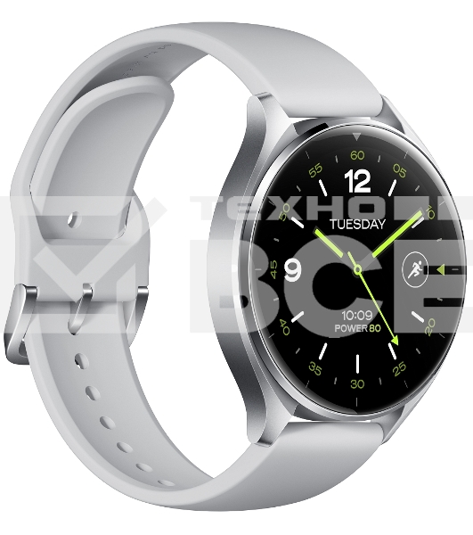 Смарт-часы Xiaomi Watch 2 Silver Case With Gray TPU Strap M2320W1