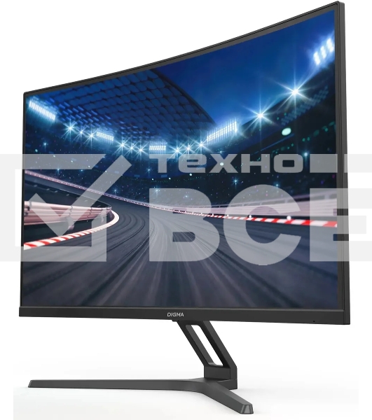 Монитор Digma Overdrive 27A510Q 27' VA 2560x1440, 165 Гц, 1 мс, 16:9, 300 кд/м2, 2xHDMI, 2xDP, изогнутый, черный
