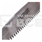 Ножовка садовая Patriot SP-270, нескладная, ножны, лезвие (япон.стальSK5,270 мм,7TPI), PP+TPR-ручка, фото3