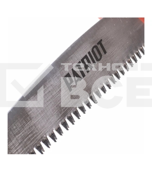 Ножовка садовая Patriot SP-270, нескладная, ножны, лезвие (япон.стальSK5,270 мм,7TPI), PP+TPR-ручка