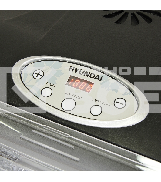 Сушка для фруктов и овощей Hyundai HYFD-1802 27под. 700Вт черный