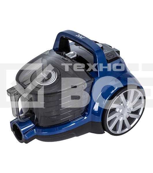 Пылесос JVC JH-VC405 черный/синий, 360/2050 Вт, уборка сухая, пылесборник контейнер 2 л