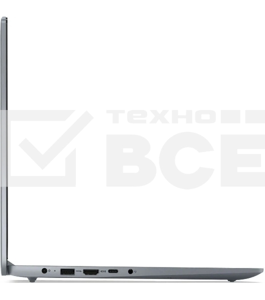 Ноутбук Lenovo IdeaPad Slim 3 15AMN8 серый Ryzen 5 7520U 16Gb SSD512Gb AMD Radeon 610M 15.6