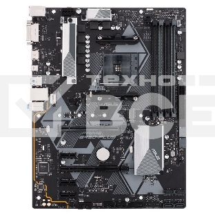Материнская плата ASUS PRIME B450-PLUS, AM4, AMD B450, 4xDDR4, 6xSATA, 1xM.2, 1xPCIe 3.0 x16, 1xPCIe 2.0 x4, 3xPCIe x1, 1x 1Gb LAN, 2xUSB 3.2 Gen 1, 2xUSB 3.2 Gen 2, 1xUSB 2.0, 3x3.5 мм, 7.1, ATX