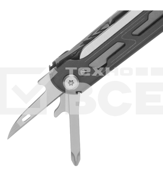 Мультитул MATRIX, 15 функций, авторазжим, в чехле, 160 мм 17627