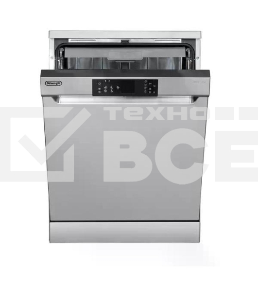 Посудомоечная машина DeLonghi DDWS 665 X Emilio, нержавеющая сталь, 59.8 см, 13 компл., 52 дБ, класс A++