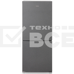 Холодильник Бирюса W6141 графит двухкамерный 165/60л морозилка снизу