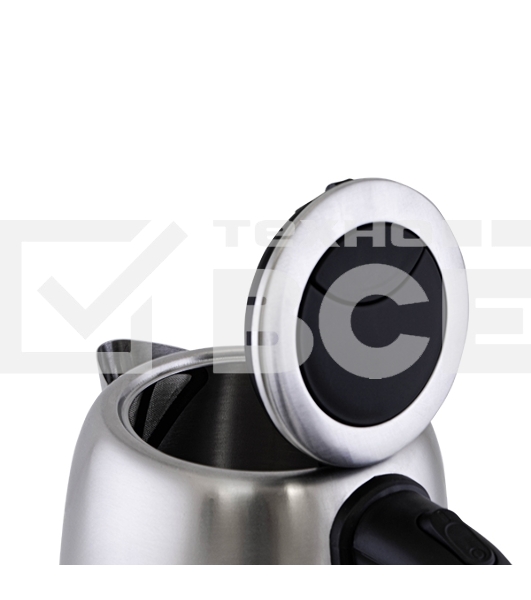 Чайник электрический BQ KT1821S черный/стальной, 2200 Вт, 1.7 л