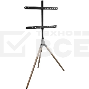 Кронштейн Kromax OMEGA-11 черный/деревянный, 3 шт/уп, Стойка-тренога, для 1 TV 32'-70', max вес 35 кг, пов. ±180°, высота 1385 мм, max VESA 600x400 мм