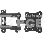 Кронштейн для телевизора Hama R1 118153 черный, 10'-27' макс. 15 кг, настенный, поворотно-выдвижной и наклонный, фото6