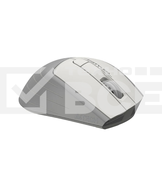 Мышь беспроводная A4Tech Fstyler FG30 белый/серый, 2000 dpi, радиоканал, USB, кнопки - 5