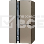 Холодильник Hyundai CS6073FV шампань трехкамерный 329/223л морозилка сбоку, No Frost, Side by Side, фото9