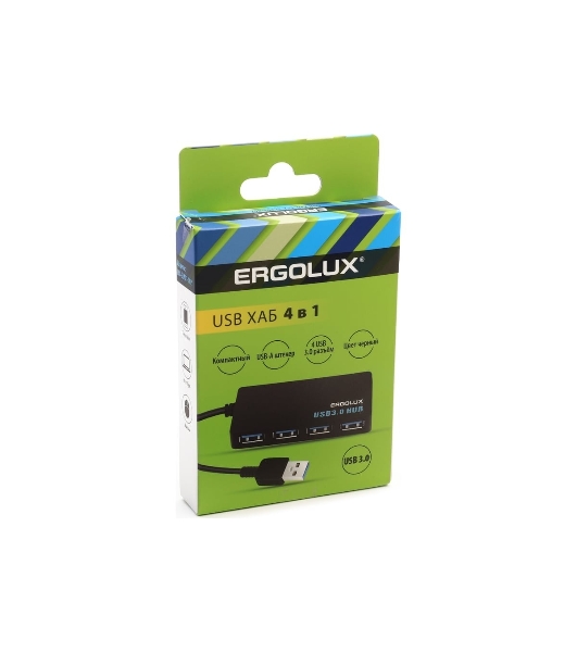 USB-концентратор Ergolux ELX-SLP01-C02, USB, USB, USB