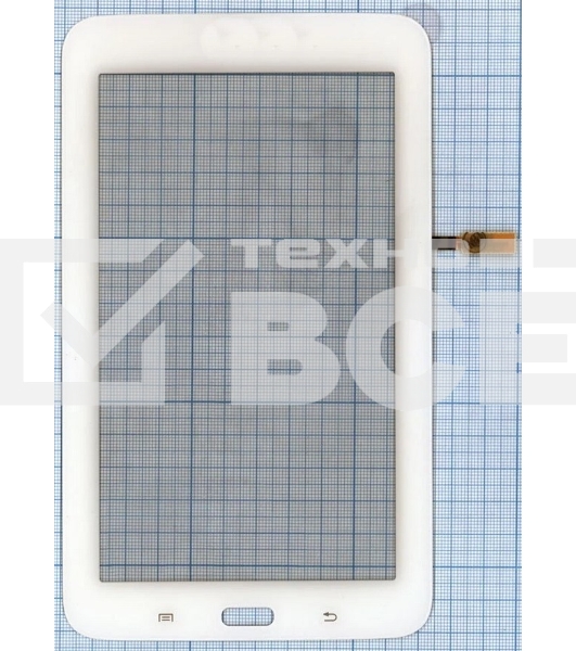 Сенсорное стекло (тачскрин) для Samsung Galaxy Tab 3 7.0 Lite SM-T110, белое