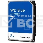 Жесткий диск WD SATA-III 8TB WD80EAAZ Desktop Blue (5640rpm) 256Mb 3.5