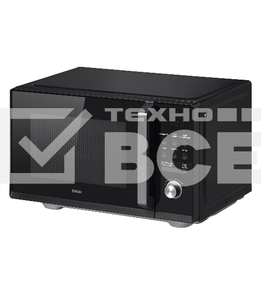 Микроволновая печь BBK 25MWS-954T/B черный, 25 л, 900 Вт, поворотный/кнопки