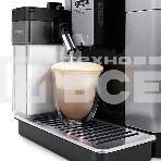 Кофемашина DeLonghi ECAM 610.75.MB металлик/черный, исп. кофе - зерновой/молотый, 2.2 л, 1450 Вт, 19 Бар, фото7