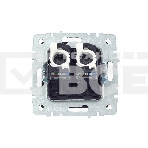 Розетка компьютерная двойная IEK BRITE РК10-2-БрГ RJ45 кат.5E графит, фото2