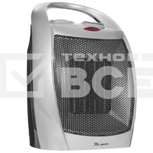 Тепловентилятор MTX FHC-1500, серый, 750/1500 Вт, 15 м2, термостат