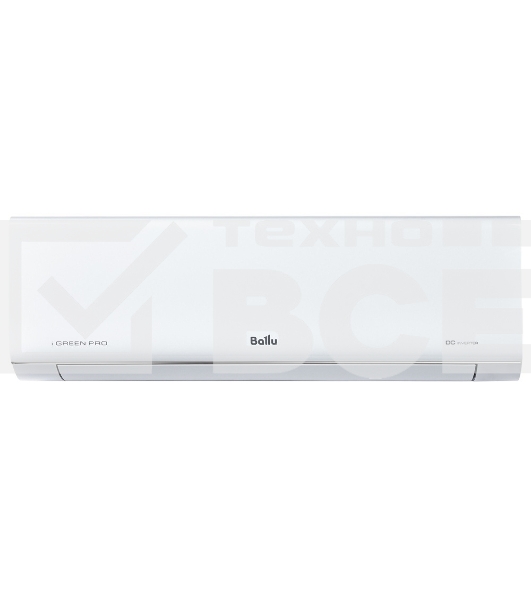 Блок внутренний сплит-системы Ballu iGreen Pro DC BSAGI/in-12HN8_V4 инвертор, 11850 BTU, 33 м², 25 дБ, охлаждение, обогрев, осушение, белый
