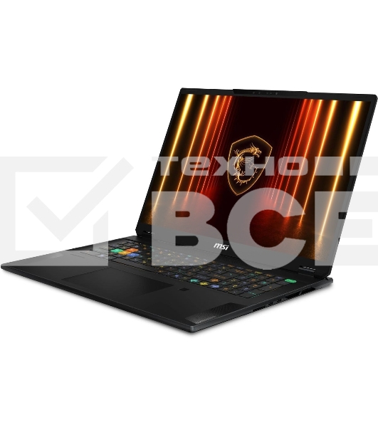 Ноутбук MSI Stealth HX AI A2XWIG-051RU черный Core Ultra 9 275HX 64Gb SSD2Tb NVIDIA GeForce RTX5080 16Gb 18