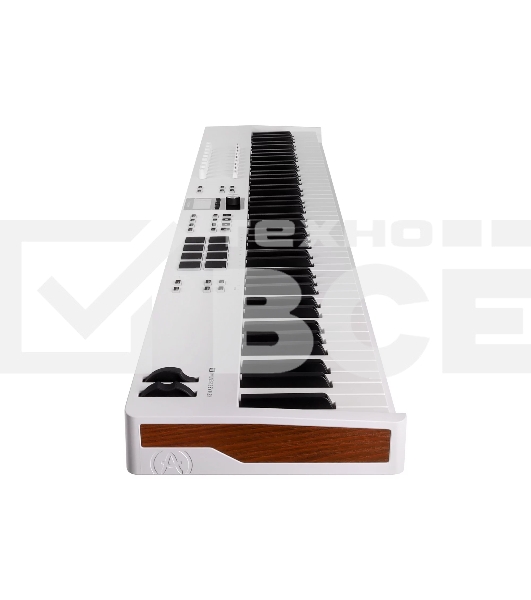 Клавиатура MIDI [231541] Arturia [KeyLab Essential 88 mk3 White] 88 клавиш, LCD дисплей, 9 энкодеров, 8 пэдов, 9 фейдеров, 12 кнопок управления, колеса высоты тона и модуляции, 1/4