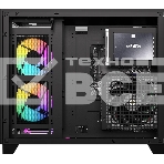 Компьютерный корпус AeroCool/Formula Crystal Z9ML Floe черный без БП mATX 4x120мм 2xUSB 3.0 audio bott PSU, фото3
