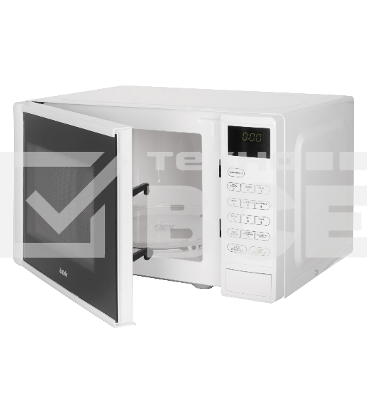 Микроволновая печь BBK 20MWS-728S/W белый/черный, 20 л, 700 Вт, переключатели - сенсор